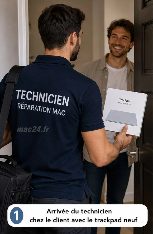Offre flash remplacement trackpad MacBook Air 13 pouces 2012 A1466 sur MALAUSSèNE