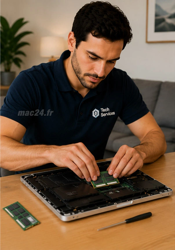 Tarif réduit remplacement RAM MacBook Air 13 pouces 2009
