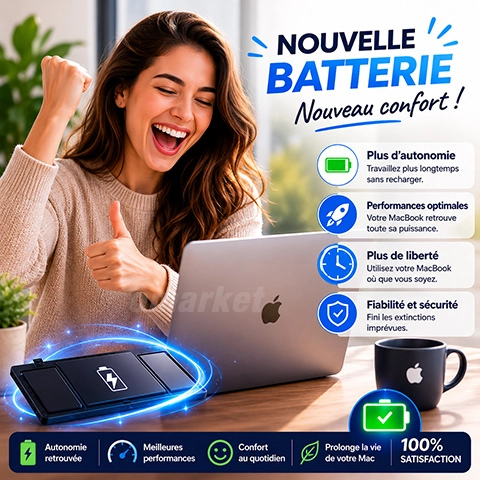 Offre limitée remplacement de batterie MacBook Pro 13 pouces
