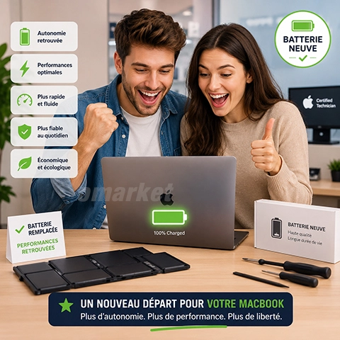 Offre limitée changement de batterie MacBook Pro 13 pouces 2016 A1708 sur LUCéRAM